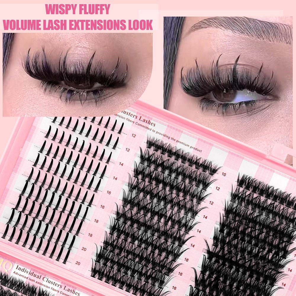 Eyelash Extension Look - Sztuczne rzęsy o długości 9-16 mm,