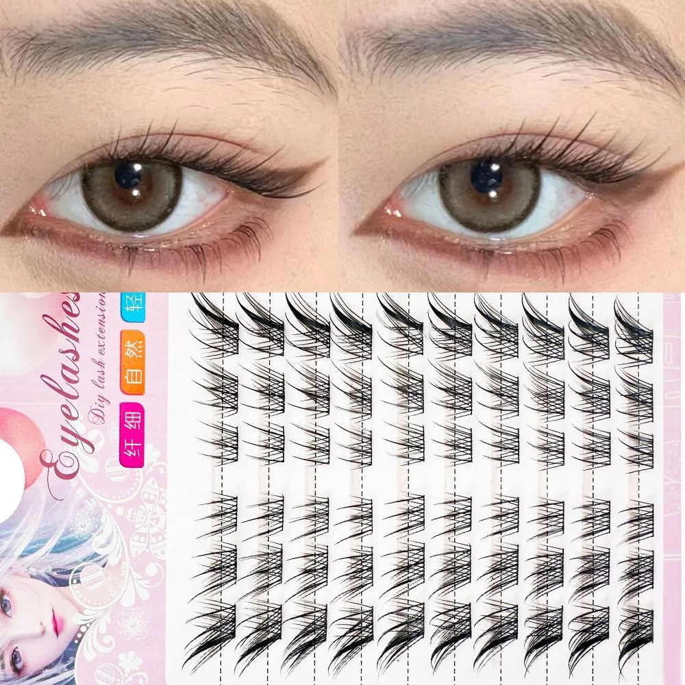 Eyelash Extension Human Hair - Kępki rzęs 3D typu \