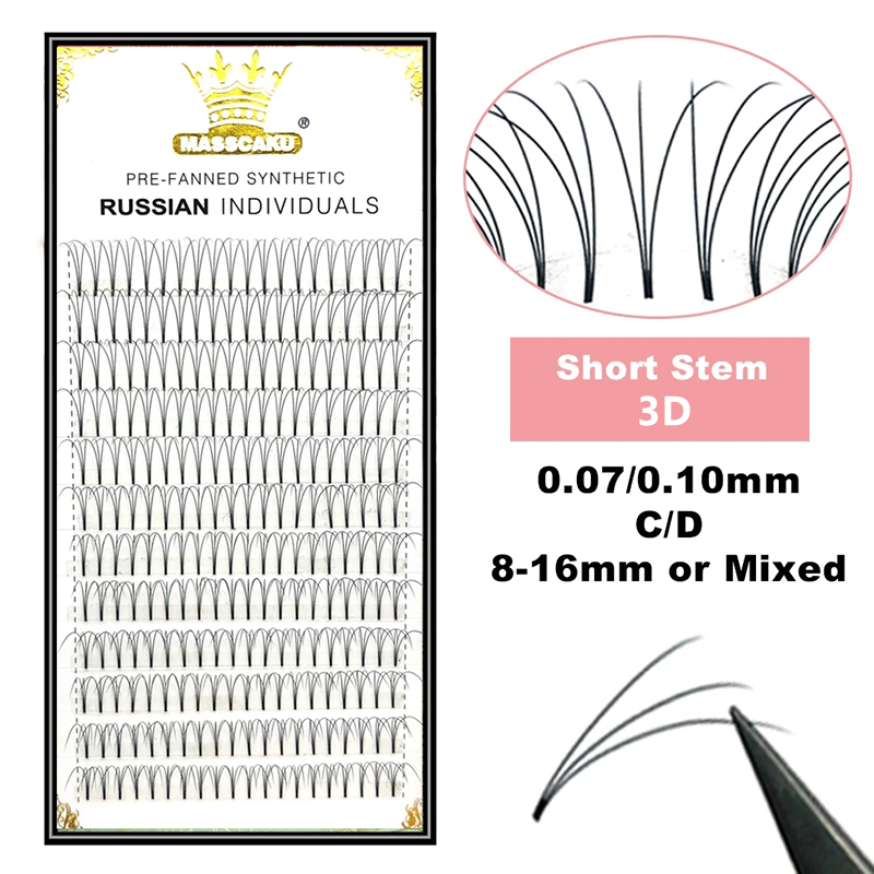 MASSCAKU Premade Russian Volum – Eyelash Extension For Asian Eyes recenzja i cena