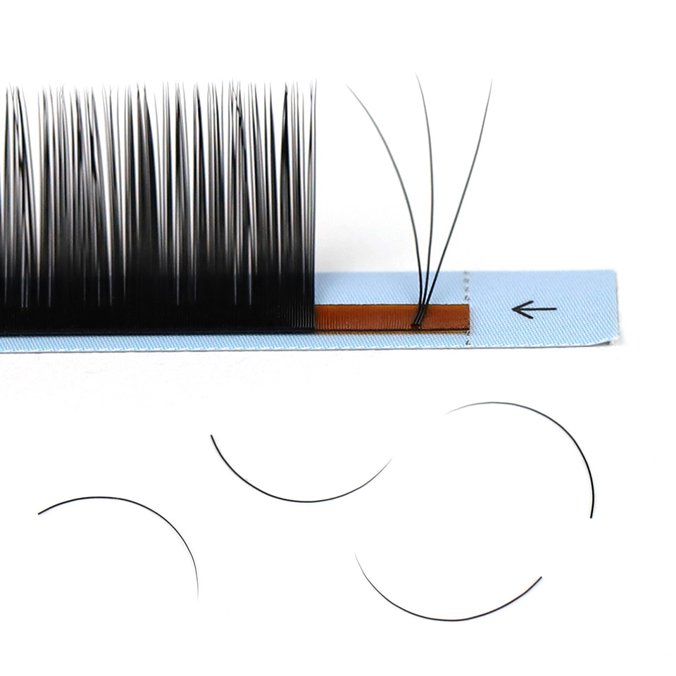 AGUUD J B C CC D Russian Volum – Eyelash Extension Human Hair recenzja i cena