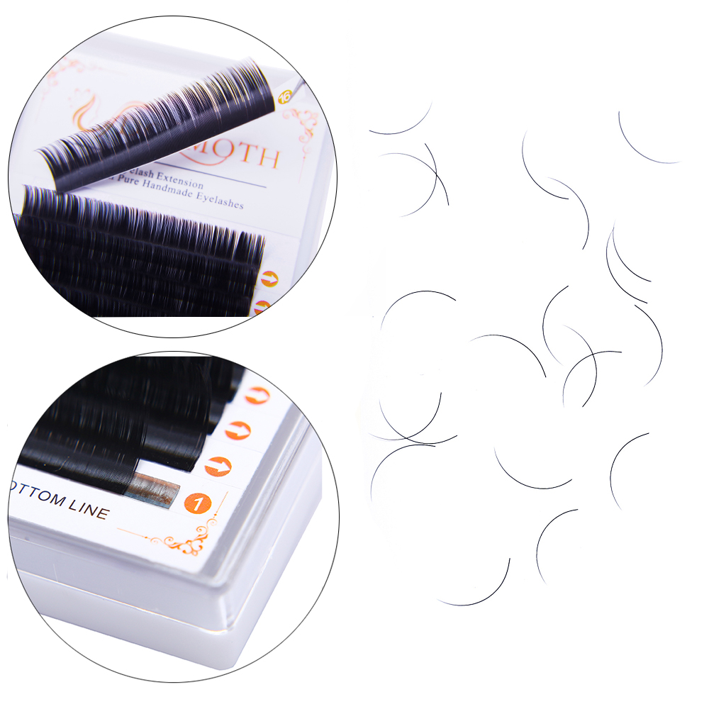 DOSMOTH 10 pudełek 16 rzędów 7 – Eyelash Extension For Asian Eyes recenzja i cena